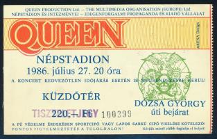 1986 Queen koncertjegy