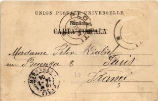 1904 Bucharest, Bukarest, Bucuresti, Bucuresci; Vedere din Gradina Botanica / botanical garden. Art ...