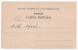 1904 Constanta, Salutari din Romania. Tipuri din Constanta / market, Romanian folklore (EK)