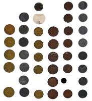 69db-os vegyes pfennig és márka érmetétel a Német Harmadik Birodalmi időszakból T:vegyes
69pcs of m...