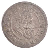 Csehország (történelmi tartomány) 1697. 1kr Ag "I. Lipót" (0,98g) Oppeln T:XF,VF patina Bo...