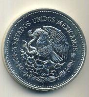 Mexikó 1985. 100P Ag "Mexikói Labdarúgó VB-művészi dizájn, labda" T:BU