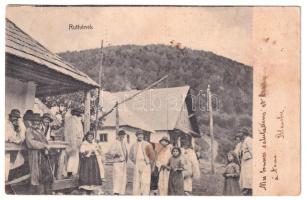 1906 Ruthének (ruszinok), rutén folklór / Ruthenian (Rusyn) folklore (fa)