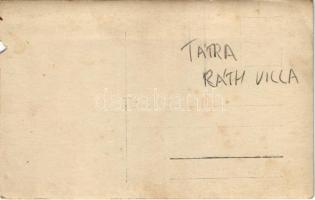 Tátra, Magas-Tátra, Vysoké Tatry; Ráth villa / villa. photo (b)