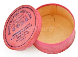 Müller Ferenc Sopron Soda papírdoboz, d: 8,5 cm