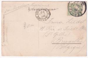 1907 Zernest, Zernyest, Zarnesti; Cellulózgyár. Kunstwerkstätte G. & G. Greiner / cellulose fact...