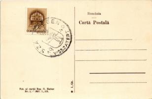 Dedrád, Dredat, Zepling, Deutsch-Zepling, Dedrad; ökrös szekér / ox cart, folklore + "1940 Szás...