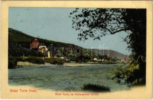 1911 Vöröstoronyi-szoros, Roter-Turm-Pass, Pasul Turnu Rosu; Roter Turm im Hintergrunde Boicza / látkép. Georg Meyer kiadása / general view (EB)