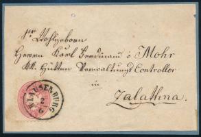 ~1864 5kr levél előlapon / on cover front "KLAUSENBURG" - Zalathna