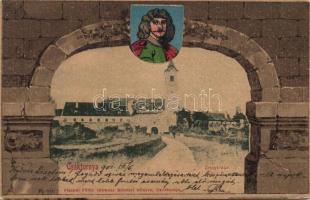 Csáktornya Zrínyi castle litho