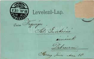 1899 (Vorläufer) Resicabánya, Resicza, Recita, Resita; vasgyár. Adolf Weiss kiadása / ironworks, iro...