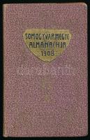 1908 Somogyvármegye Almanachja 1908. III. évf. Kaposvár, Részvénynyomda, 4+253 p.+LXIV t.+ 3 t. Korabeli reklámokkal. Kiadói kissé kopott kartonált papírkötés.