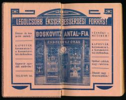 1908 Somogyvármegye Almanachja 1908. III. évf. Kaposvár, Részvénynyomda, 4+253 p.+LXIV t.+ 3 t. Kora...