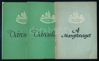 Budapesti Séták 7 kötete: 
Bertalan Vilmos: A régi Pest.;
Feuer Istvánné: A Margitsziget.;
Eszlár...