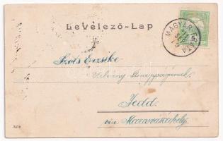 1911 Kolozsvár, Cluj; M. kir. gazdasági tanintézet gazdasági udvara, ökrös szekér / farmer school, o...