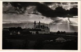 Csíksomlyó, Sumuleu Ciuc; látkép. Csíkország visszatért. Andory Aladics Zoltán felvétele / general view