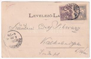 1901 Budapest VI. M. kir. operaház. Fénynyomat Divald műintézetéből (EB)
