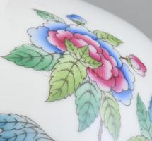 Herendi Viktória mintás váza, jelzett, kopásnyomokkal, m: 26 cm