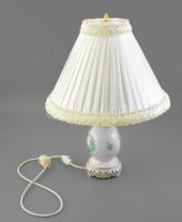Herendi Indes mintás lámpa, működik, kopásokkal, jelzett, m: 55 cm
