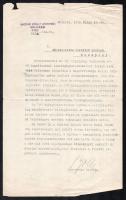 1929 Belgrád Magyar kir. Követség levele magánszemély ingatlan foglalási ügyében