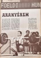 1972.IX.5., Képes Sport müncheni olimpiáról tudósító száma, Aranyérem melléklettel, számos fekete-fe...