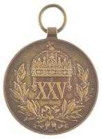 1911. "Díszérem a Tűzoltás és Mentés Terén Teljesített 25 Évi Eredményes Tevékenységért" b...