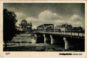 1951 Győr, Horthy Miklós-közúti híd, zsinagóga (EK)