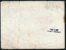 1945 Budapest, a felrobbantott Margit híd, Szendrő István (1908-2000) pecséttel jelzett fotója, erős...