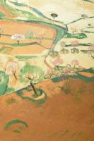 Batári László (1920-1997): Őszibarackos Békásmegyeren, 1987. Olaj, vászon. Jelezve jobbra lent. Háto...