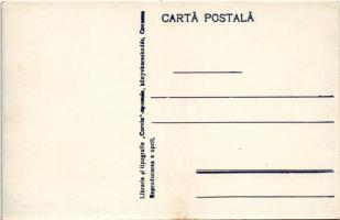 Kovásznafürdő, Covasna Bai; Vedere cu str. Garei, Hotel Restaurant Althoff (?) / Vasút utca, étterem...