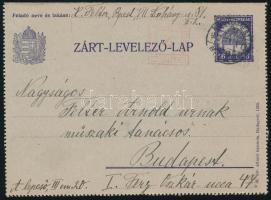 1930-1932 2 db díjjegyes levelezőlap francotyp díjkiegészítéssel / PS-cards with additional franking
