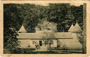 1934 Bázna fürdő, Baile Bazna, Bad Baassen; Fürdő a szikla alatt / Baile sub stanca / Der Spiegelbad unter dem Felsen; Ludwig Zammerer (EB)