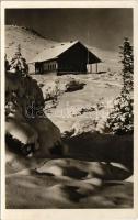 Lóhavas, Podu Calului; A Magyar Sí Klub Anikó menedékháza / Hungarian Ski Club's chalet; Hensch Aladár felvétele