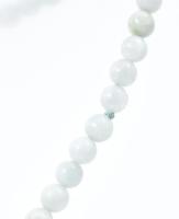 Ezüst (Ag) kapcsos aventurin gyöngy nyaklánc, markazit és aventurin berakásos, kámeás ezüst medállal...