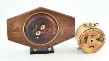 2 db régi ébresztőóra, működőképes állapotban