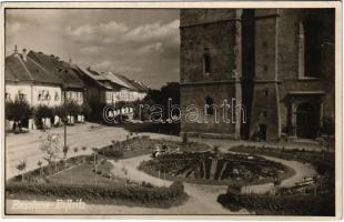 Beszterce, Bistritz, Bistrita; Templom tér / church, square. photo (fl)