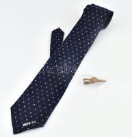 Magyar Egyetemi és Főiskolai Sportszövetség (MEFS) nyakkendő és nyakkendőtű, újszerű állapotban, díszdobozban
