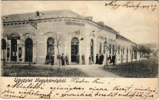 1903 Nagykároly, Carei; Nonn János és Stier Ignácz üzlete / shops (EB)