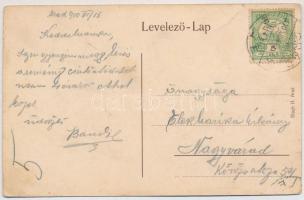 1910 Arad, a jövőben montázs. Bloch H. kiadása / in the future montage (EK)