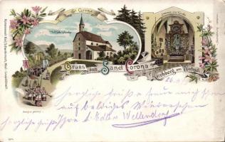 1899 Sanct Corona am Wechsel litho