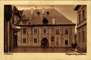 1941 Kolozsvár, Cluj; Mátyás király szülőháza / birth house of Matthias Corvinus