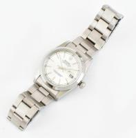 Rolex kvarc replika karóra fém szíjjal, működik, d: 4 cm