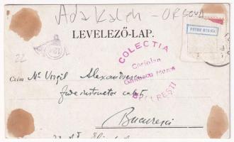 Orsova, gőzhajójárat Orsova és Ada Kaleh között / steamship service between Orsova and Ada Kaleh. Ar...