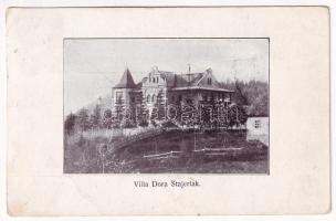 1912 Stájerlak, Steierlak, Stájerlakanina, Steierdorf, Anina; Villa Dora. Uhrmann kiadása / villa (vágott / cut)