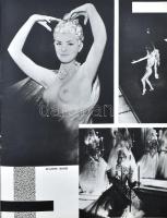cca 1960 Folies Bergere francia mulató programfüzete. Francia nyelven, rengeteg fotóval, korabeli re...