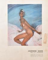 1937 Folies Bergere En Super Folies, francia mulató programfüzete. Benne Josephine Baker-rel, és egy...