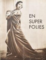 1937 Folies Bergere En Super Folies, francia mulató programfüzete. Benne Josephine Baker-rel, és egy...