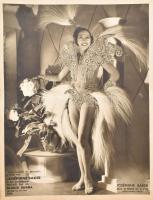 1937 Folies Bergere En Super Folies, francia mulató programfüzete. Benne Josephine Baker-rel, és egy...