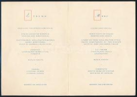 1955 A Tottenham Hotspurs FC l abdarúgó csapat tagjainak autográf aláírásai a Vasas, Kinizsi (FTC), ...