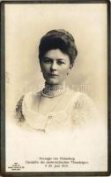 Herzogin von Hohenberg, Gemahlin des österreichischen Thronfolgers 28. Juni 1914. / Sophie, Duchess of Hohenberg, obituary postcard / gyászlap